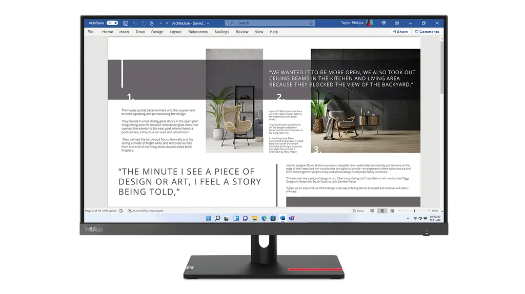 Lenovo ThinkVision S27i-30 | 27" Monitor | Full HD - Ansicht 5