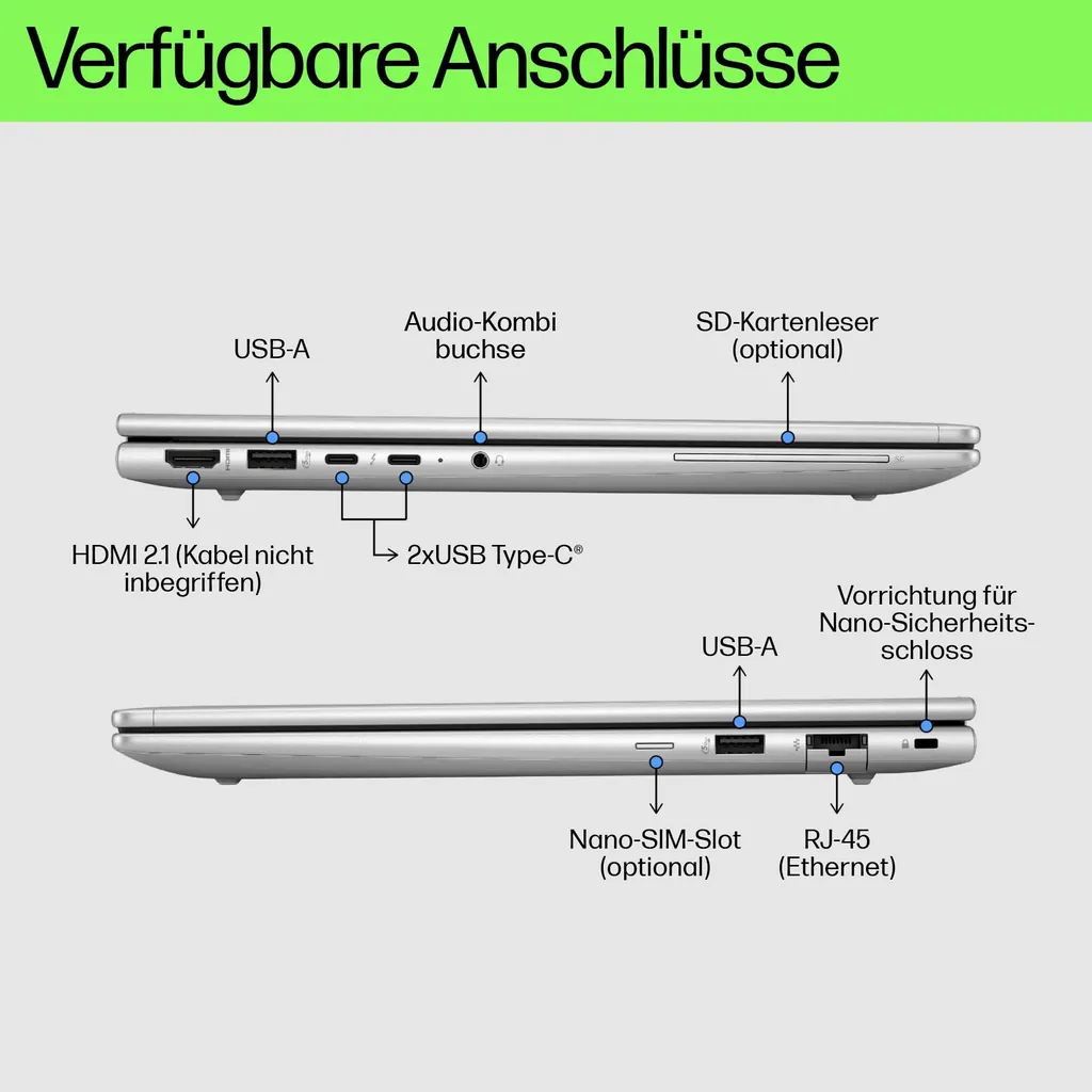 HP EliteBook 660 G11 | 16" AI PC | Core Ultra 5 - Ansicht 4