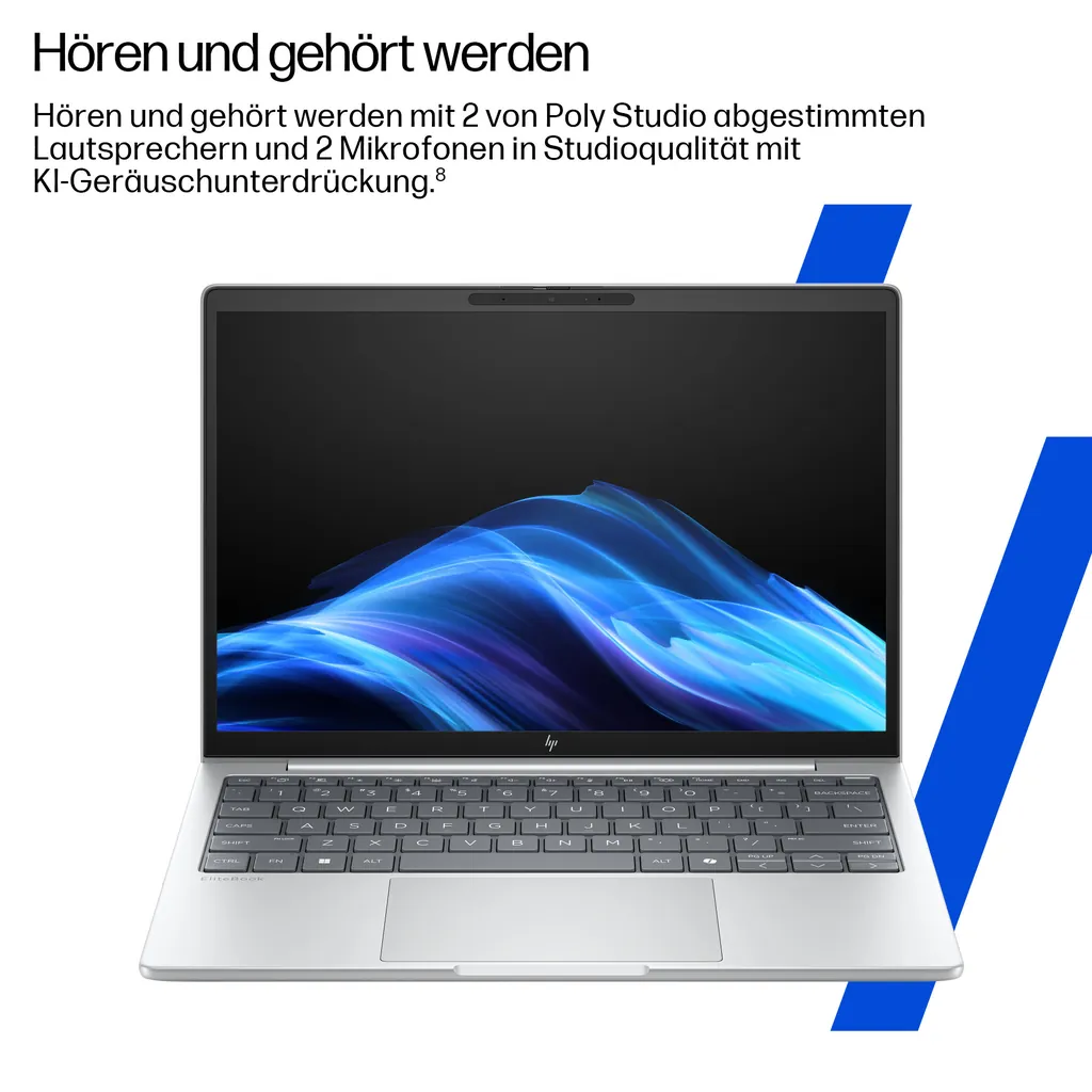 HP EliteBook 8 G1i | 16" AI Laptop | Ultra 7 32GB - Ansicht 2