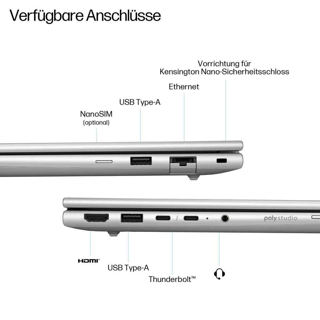 HP EliteBook 6 G1i 35,6cm (14") Ultra 7 255U 32GB  - Ansicht 5