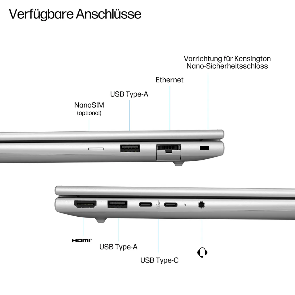 HP EliteBook 6 G1a 35,6cm (14") AMD Ryzen AI 7 350 - Ansicht 3