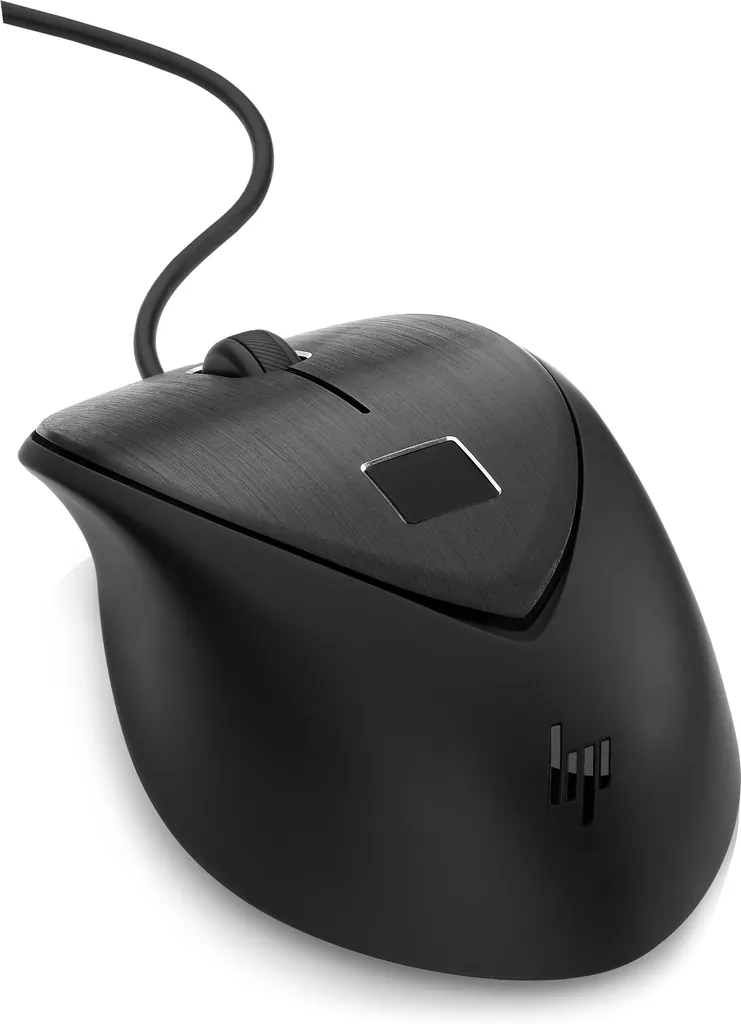 HP USB Maus | Fingerprint | 1600 dpi kabelgebunden - Ansicht 3