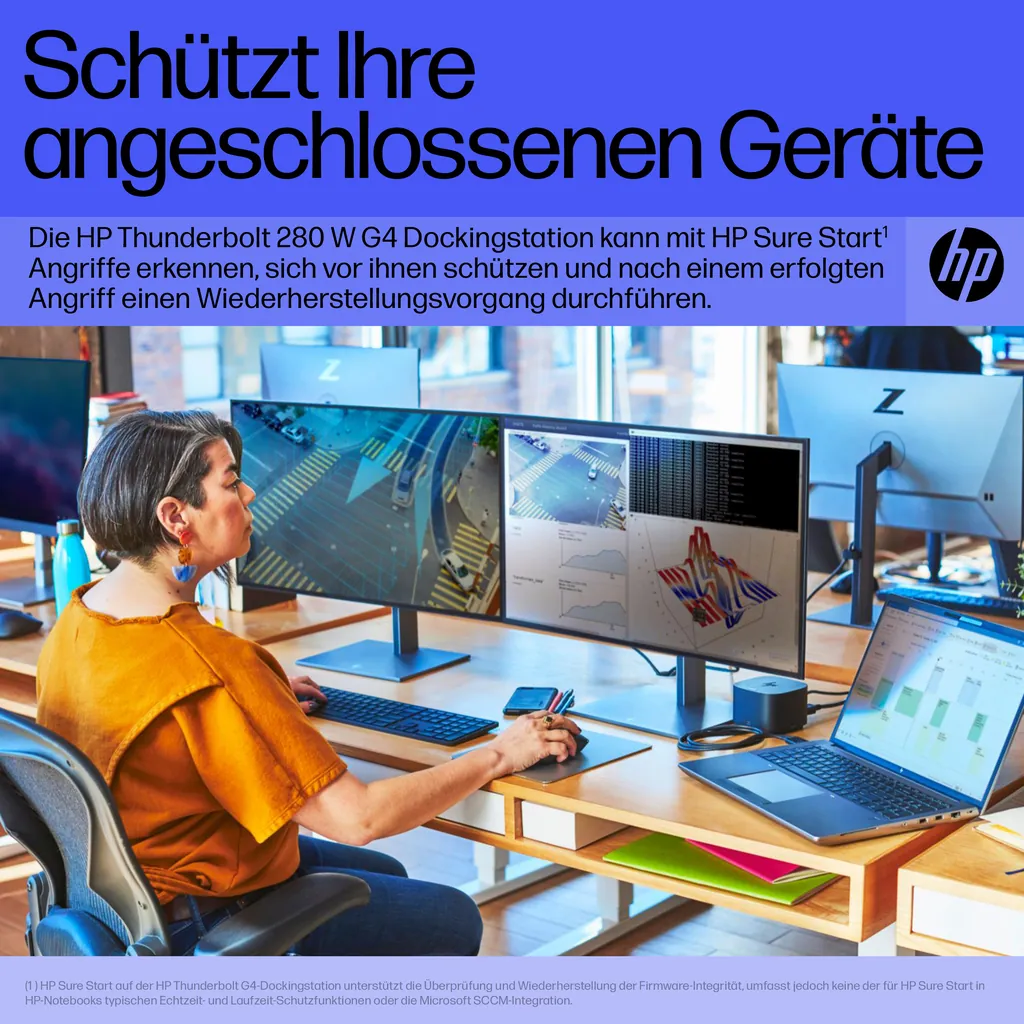 HP Thunderbolt Dock G4 | 280W Dockingstation | USB - Ansicht 6