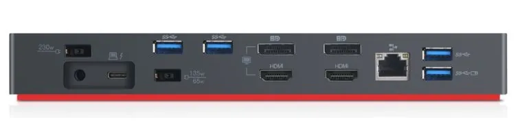 Lenovo ThinkPad Thunderbolt 3 Dock | Port Replicat - Ansicht 3