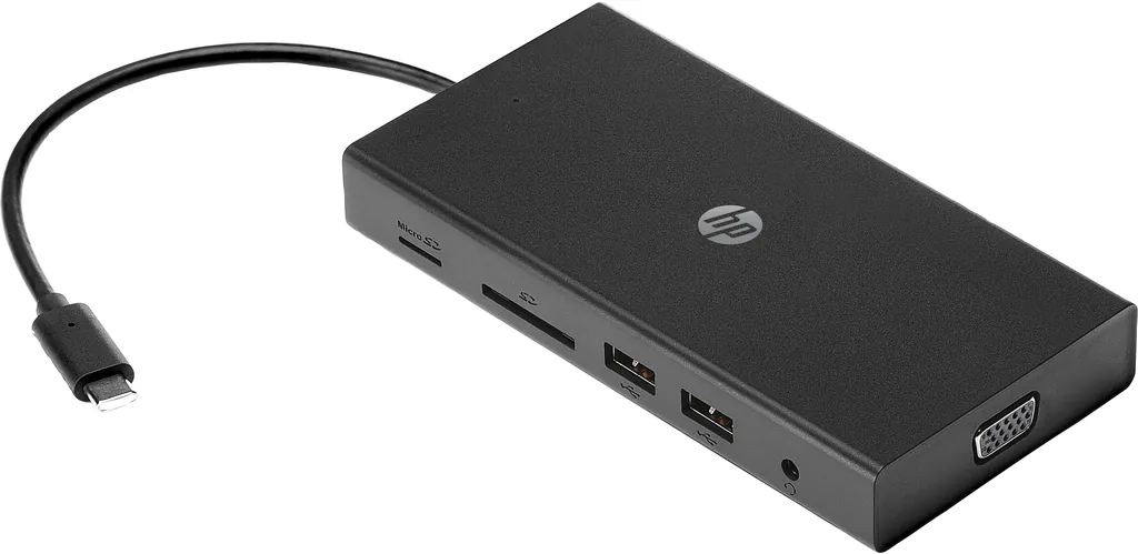 HP USB-C Multi Port Hub | 7-in-1 Reisehub | VGA+HD - Ansicht 2