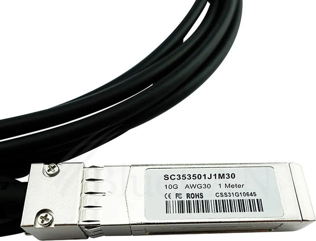 BLUELAN SFP+ DAC-Kabel | 10GBase-CR 0,5m | Ubiquiti kompatibel