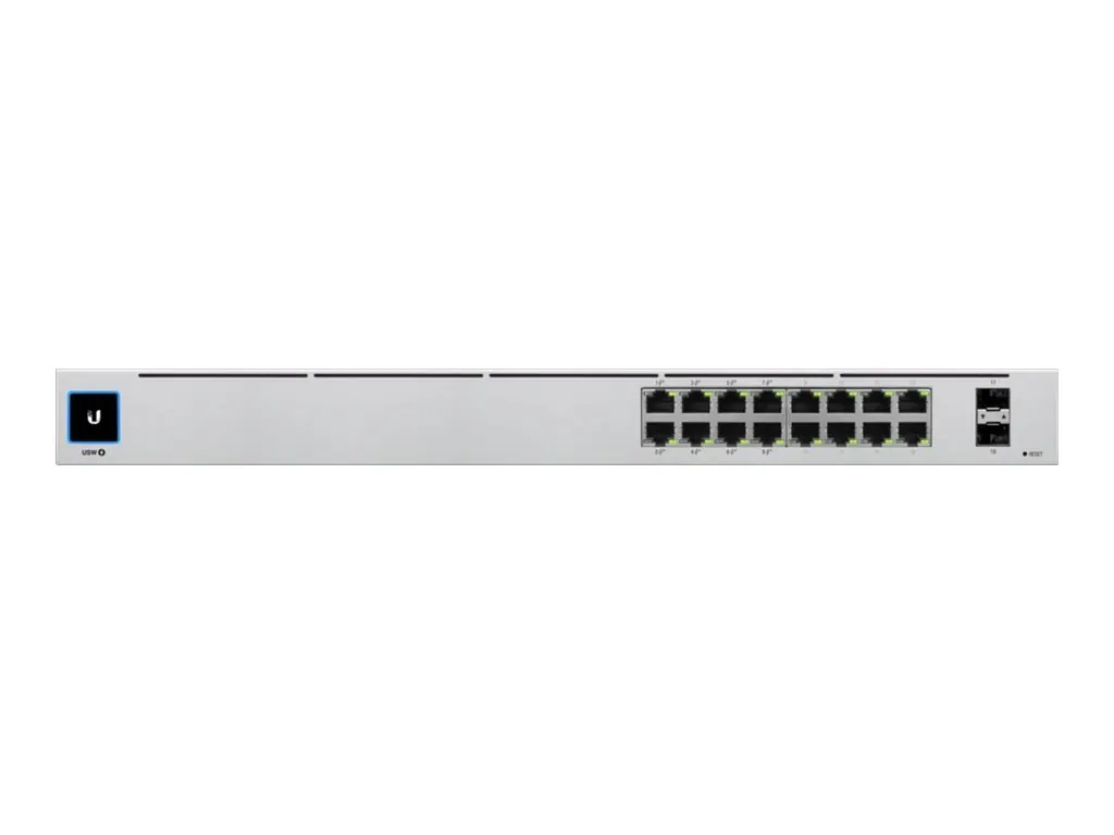 UBIQUITI USW-Pro-16-PoE | 16-Port Managed Switch | 1.3" Display