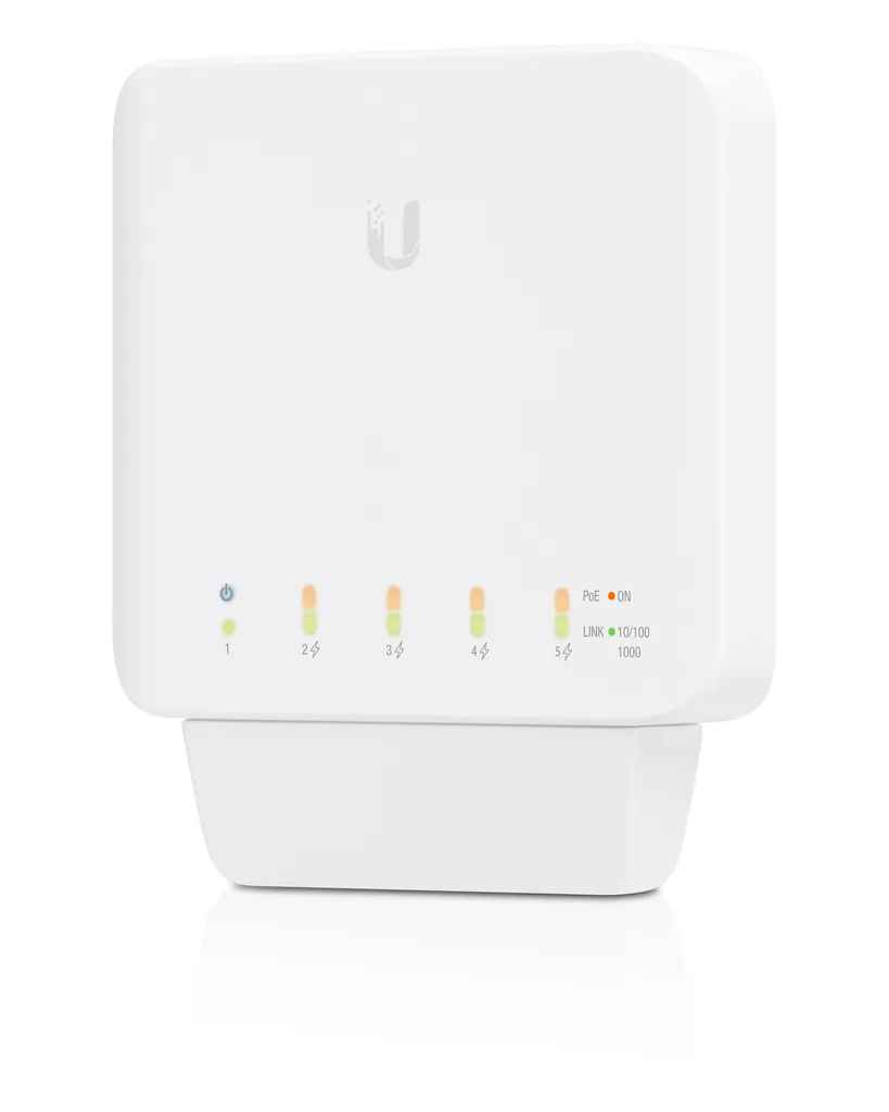 UBIQUITI UniFi Flex | 5-Port Outdoor Switch | PoE 46W managed