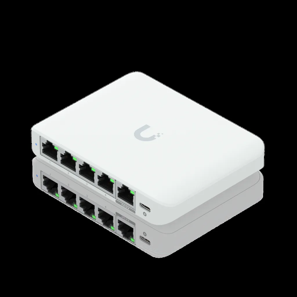 UBIQUITI UniFi Flex Mini 2.5G | 5-Port Switch | 4x 2.5GbE + PoE