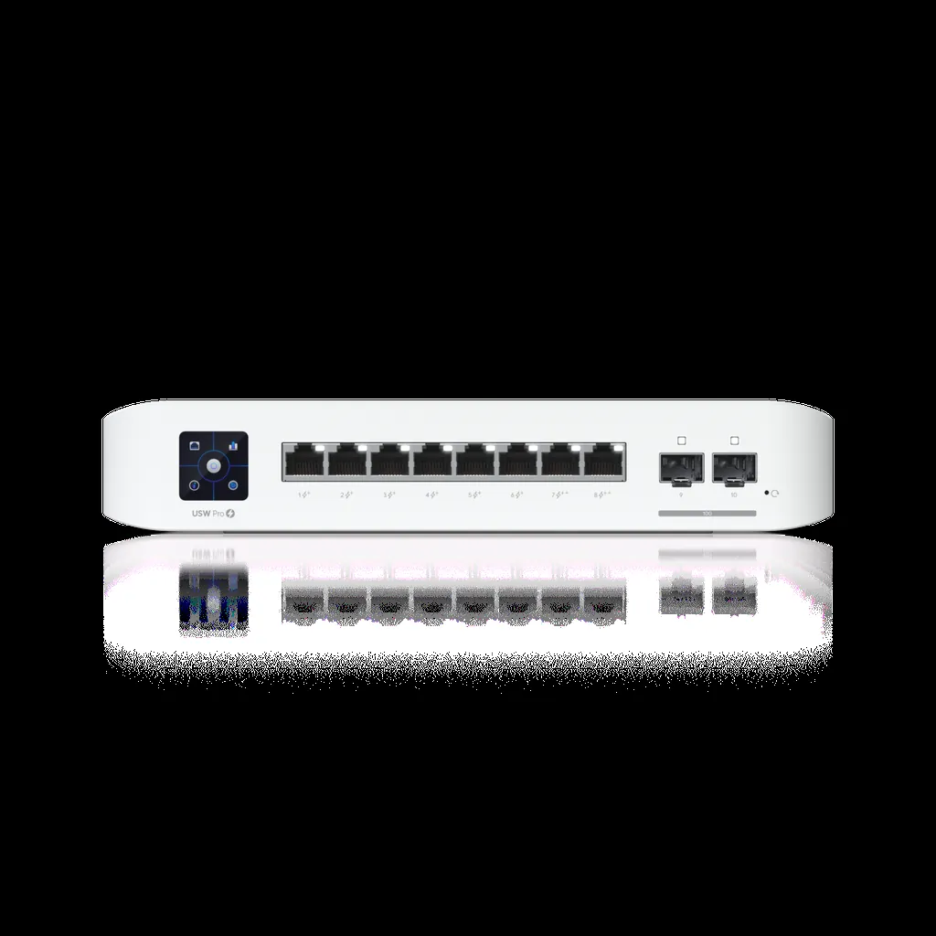 UBIQUITI UniFi Pro 8 PoE | 1.3" Display Switch | 120W PoE++