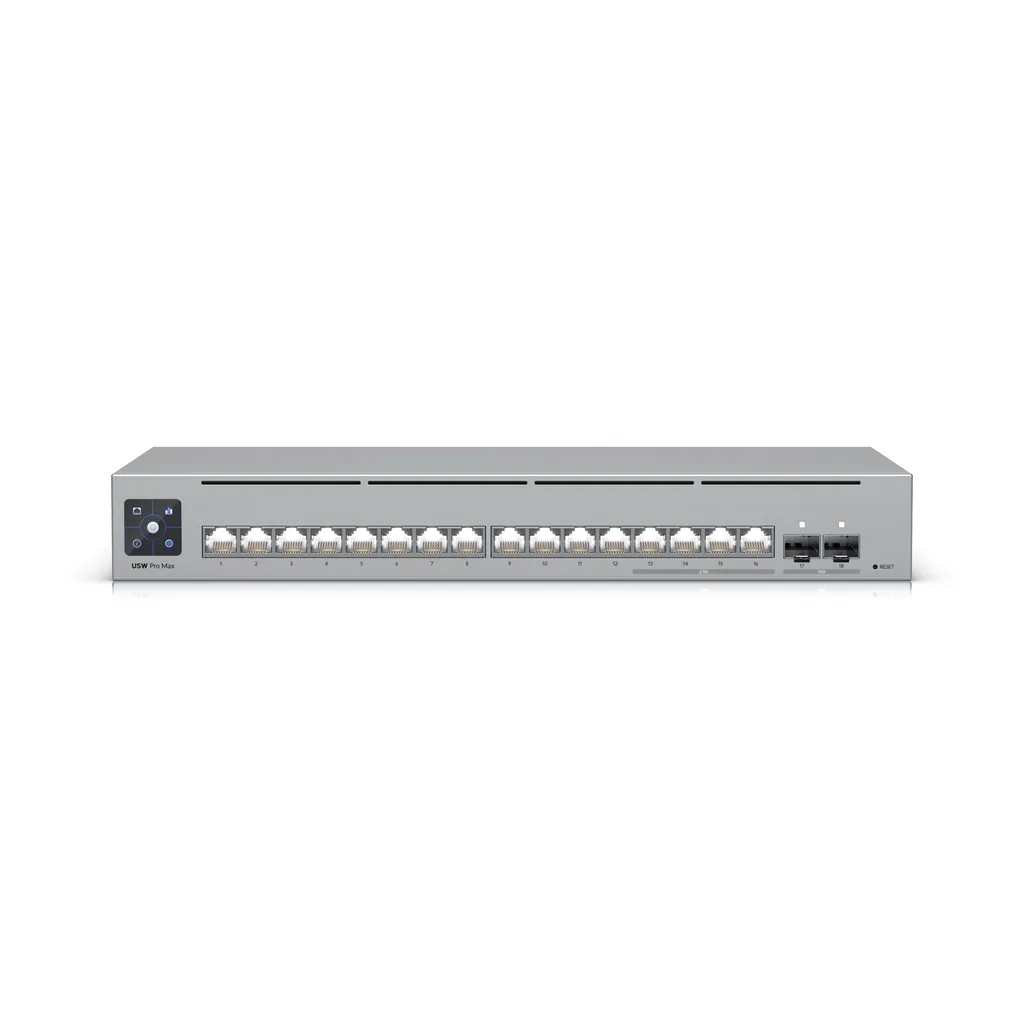 UBIQUITI UniFi Pro Max 16 | 1,3" Touch-Display | 16-Port L3 Switch