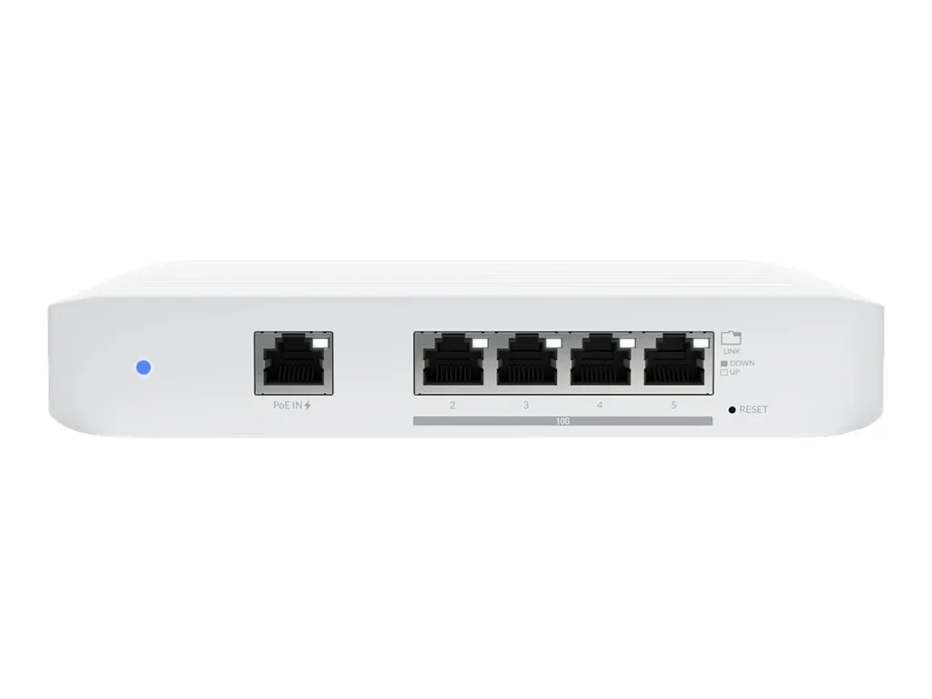 Ubiquiti UniFi Switch Flex XG | 5-Port Managed | 4x 10GbE + PoE+