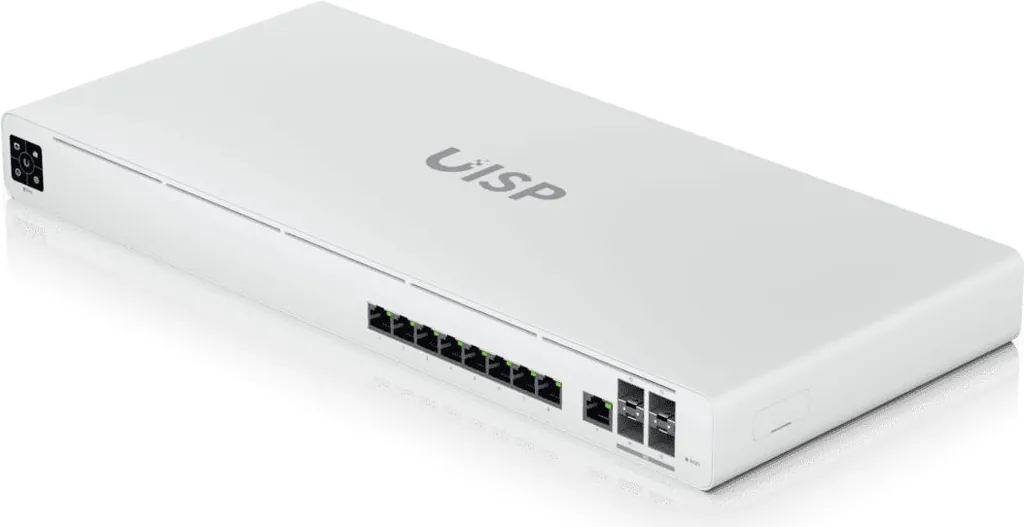 UBIQUITI UISP Router Pro | 8x Gigabit LAN + 4x SFP+ | Cable Router