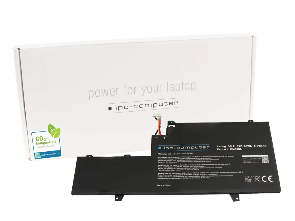 HP EliteBook x360 1030 G2 | Ersatz-Akku | 55Wh