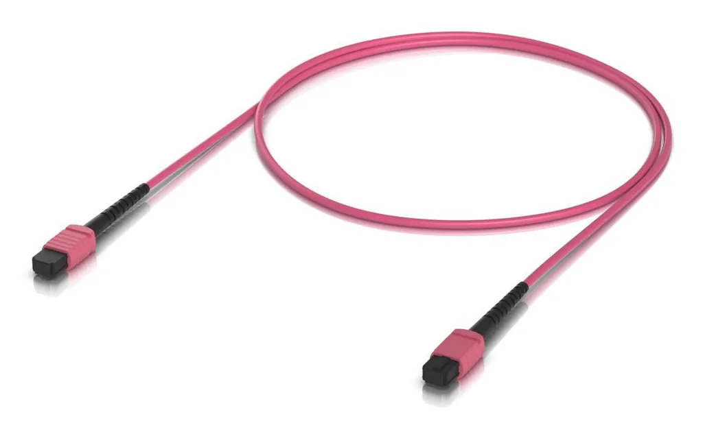 UBIQUITI UniFi OM4 MPO-12 | 10m Glasfaser Patchkabel | 100 Gbit/s