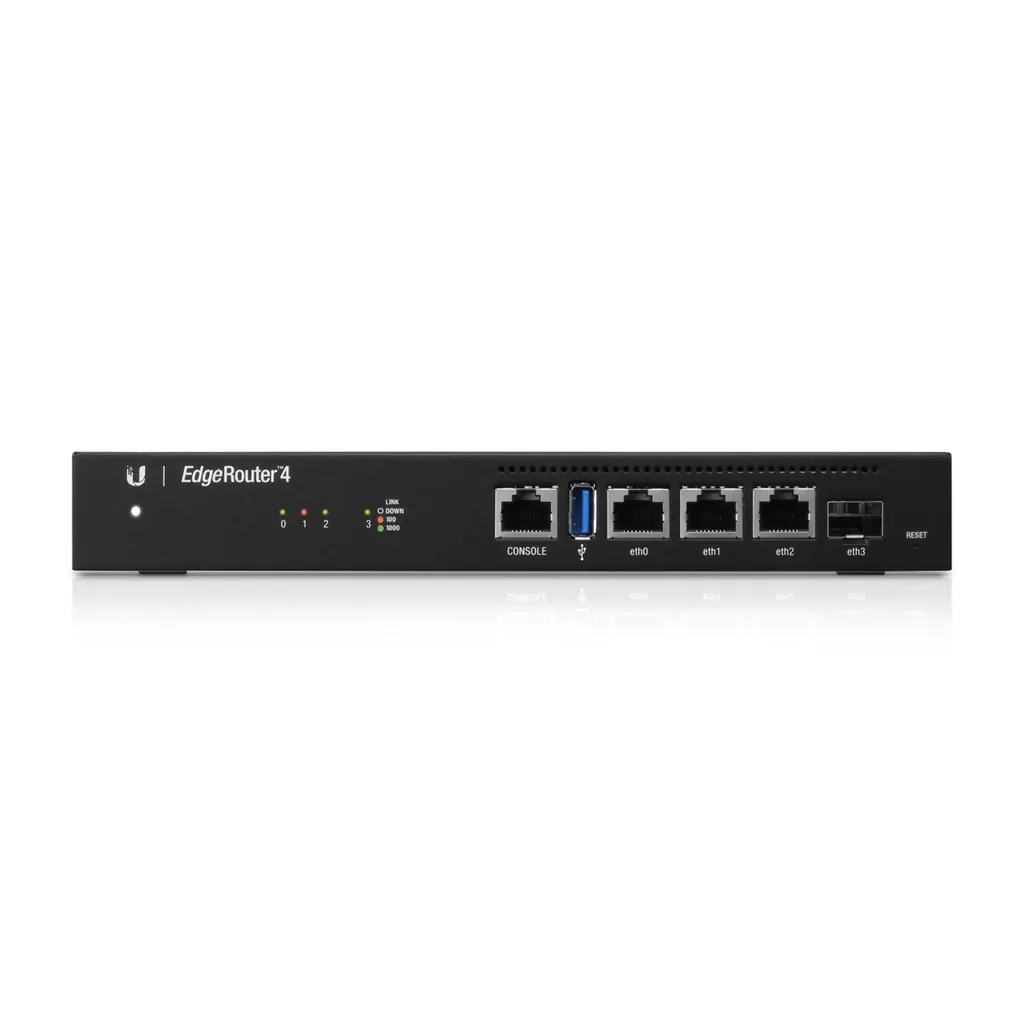UBIQUITI EdgeRouter ER-4 | 4-Port Desktop Router | 4 Gbit/s