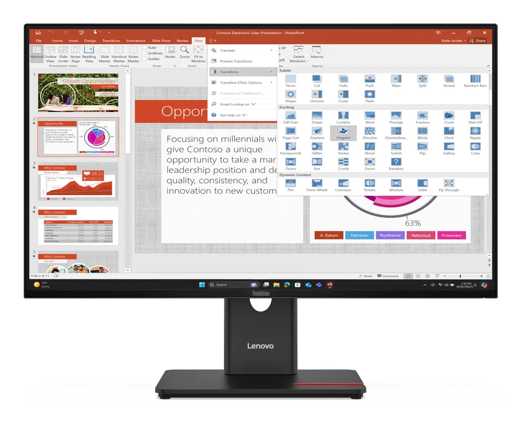 Lenovo ThinkVision T27-40 | 27" Monitor | Full HD IPS