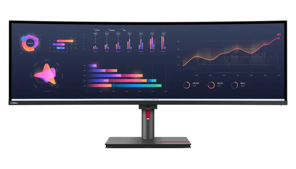 LENOVO ThinkVision P49w-30 | 49" Curved Monitor | 5K