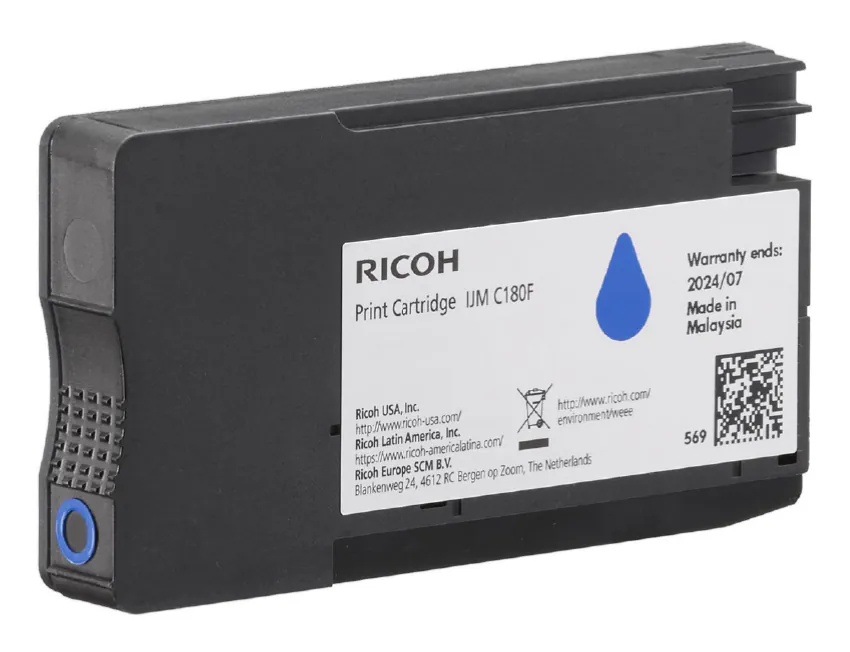 RICOH Patrone IJM C180F cyan 1600 Seiten