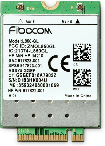 HP XMM 7360 | 4G LTE Modem | M.2 Card 150 Mbps