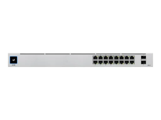 UBIQUITI USW-Pro-16-PoE | 16-Port Managed Switch | 1.3" Display