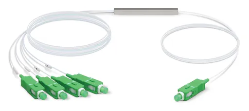 UBIQUITI UFiber UF-SPLITTER-4 | 1x4 Glasfaser-Splitter | SC/APC 1.5m
