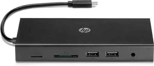 HP USB-C Multi Port Hub | 7-in-1 Reisehub | VGA+HDMI
