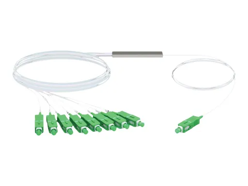 UBIQUITI UFiber UF-SPLITTER-8 | 1:8 Glasfaser-Splitter | SC/APC 1,5m