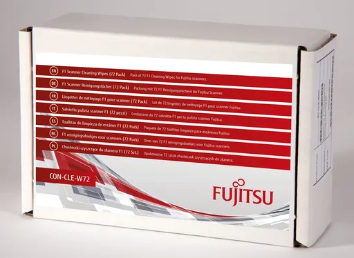 RICOH Pack of 72 F1 Cleaning Wipes for Fujitsu scanners