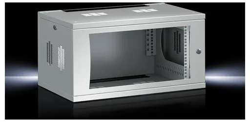 RITTAL 19" Wandgehäuse FlatBox | 6HE 600x600mm | Stahl RAL 7035